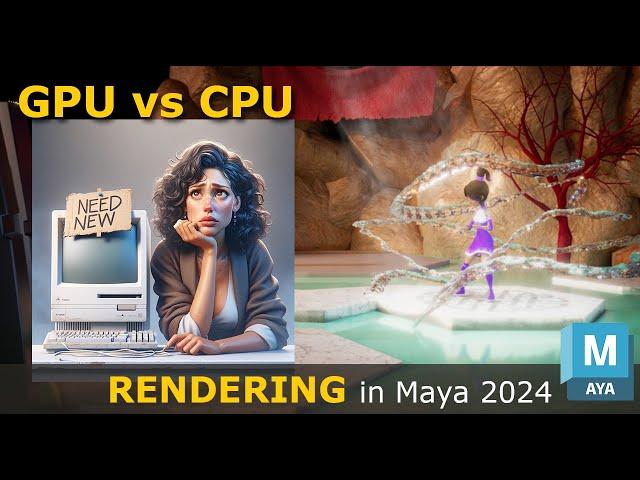 Maya: CPU vs GPU Render Speed Tests [Arnold]