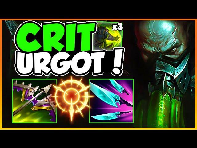 A viewer requested this CRIT URGOT build (Spammable E) - League of Legends