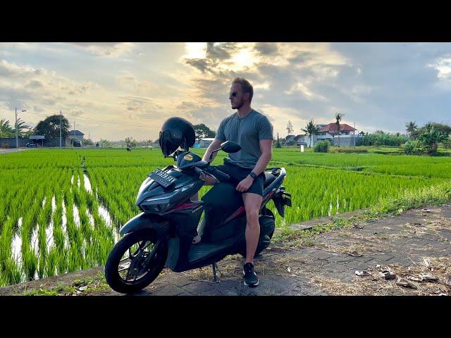 What's it like getting around Bali on a scooter?