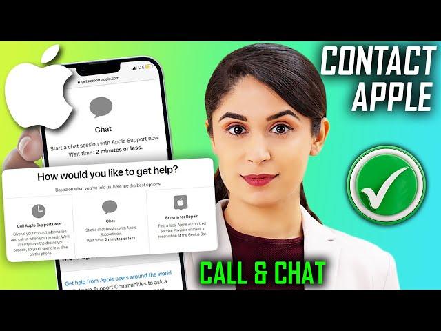 How to contact apple support | Get apple support by call & chat 2024