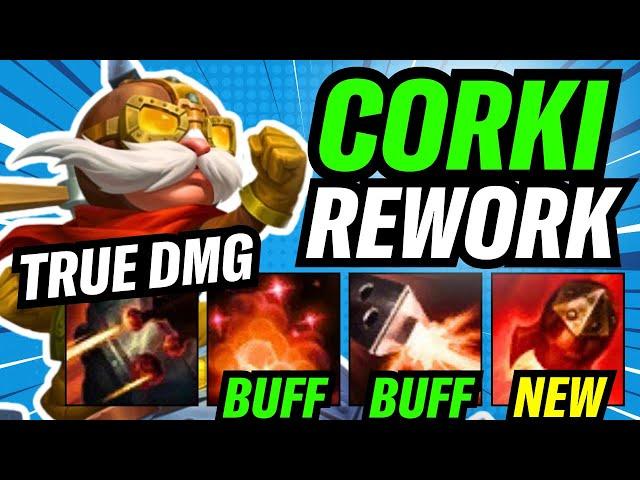 CORKI REWORK IS BROKEN (INSANE TRUE DAMAGE) - Wild Rift Gameplay Guide & Build