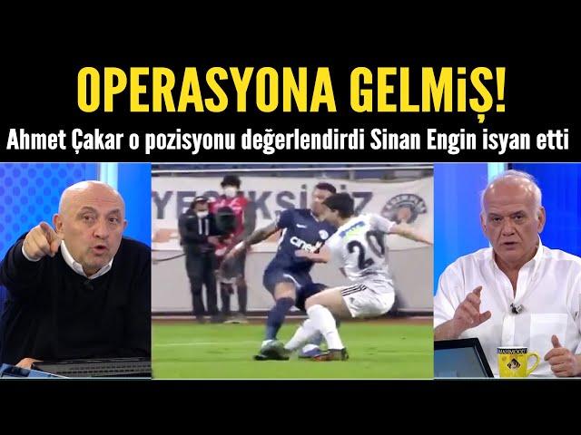 Halil Umut Meler'i topa tuttu! Ahmet Çakar tartışmalı pozisyonu değerlendirdi Sinan Engin isyan etti