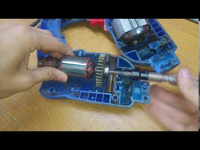 How to make a Dremel from a broken drill!