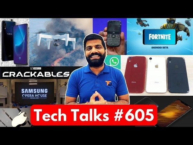 Tech Talks #605 - Pixel 3XL Bezel less, POCO F1 Issue, OnePlus Crackables, Fortnite Android, Nokia9