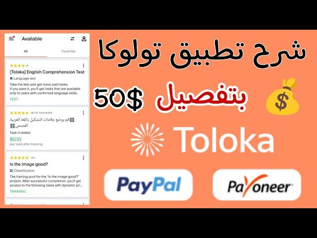 تطبيق Toloka للربح من الانترنت للمبتدئين