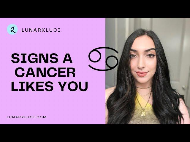 Signs a Cancer ️ Likes You