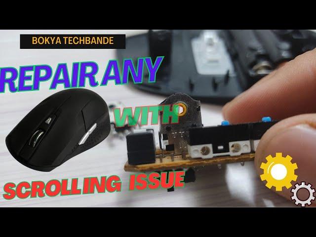 Mouse scroll wheel repair | 100% WORKING | Best Method | FIXED | 90 rupees |