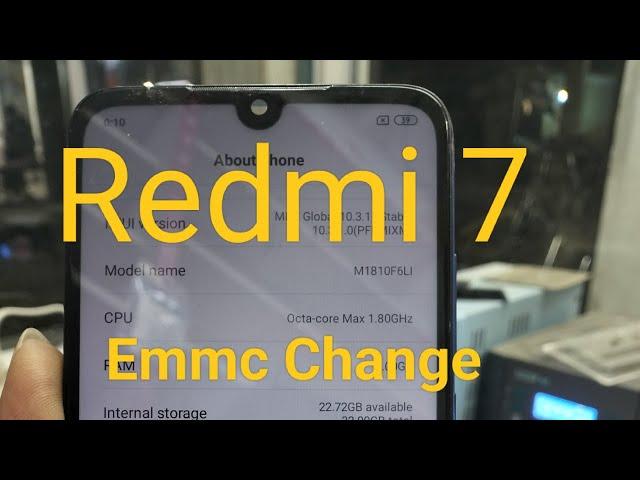 Xiaomi Redmi 7 Emmc Change.Mipi Tester Box