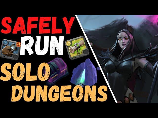 BLACK ZONE Solo Dungeons & HOW TO SAFELY Run Them - Albion Online