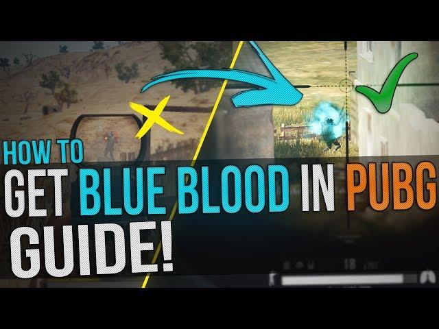 Battlegrounds: How To Change Blood Colour to Blue! - Better visibility Blue Blood