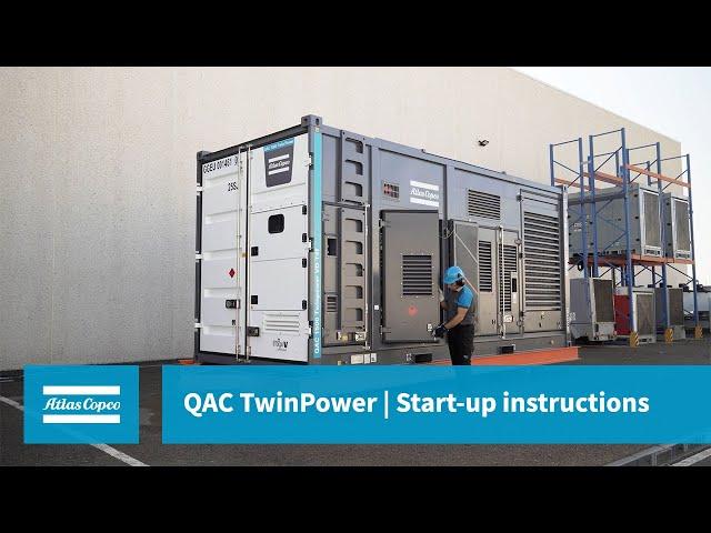 Atlas Copco | QAC TwinPower | Start-up instructions