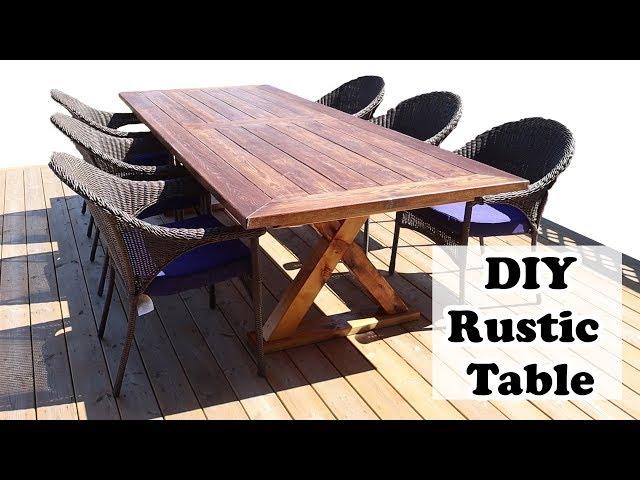 DIY Outdoor Dining Table | Affordable 10 Foot Table