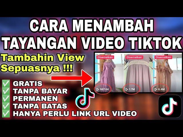 Cara Menambah Tayangan Di Tiktok | Cara Menambah View Tiktok