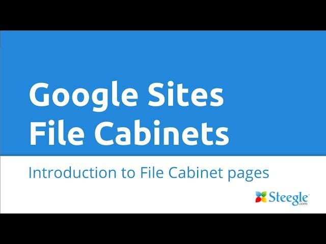 Google Sites - File Cabinet