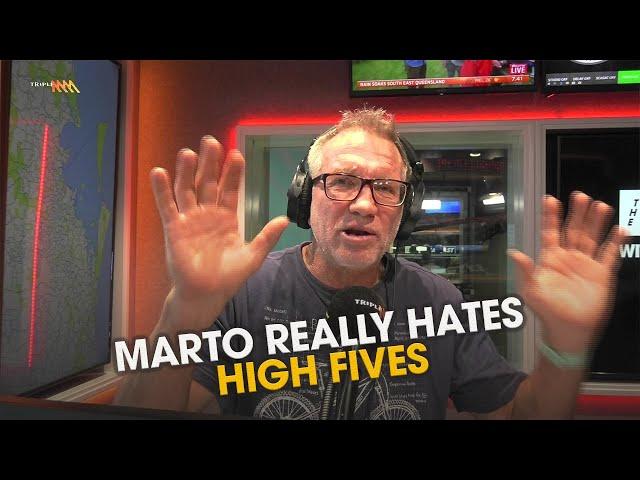 Marto Really Hates High Fives | Triple M