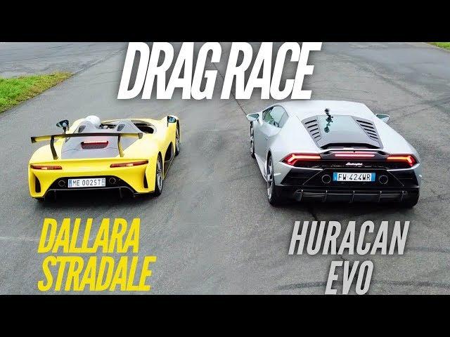 Drag Race : Dallara Stradale VS Huracan EVO