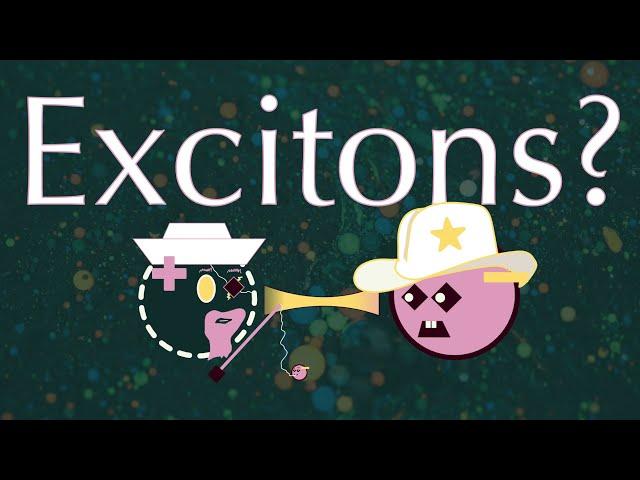 What are excitons?