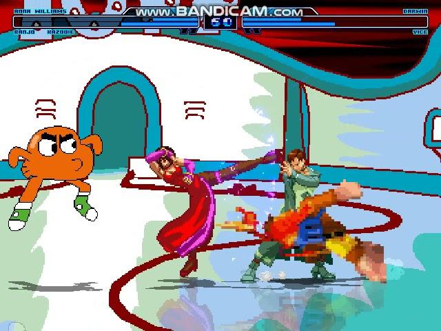 MUGEN Request: Anna Williams & Banjo Kazooie Vs Darwin & Vice