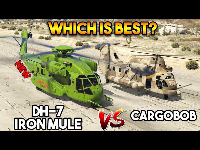 GTA Online - NEW DH-7 IRON MULE VS CARGOBOB (WHICH IS BEST) NEW DLC