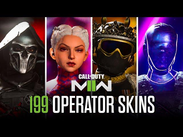 All MW2 Operator Skins from Season 5 to launch (Modern warfare 2 & Warzone 2)