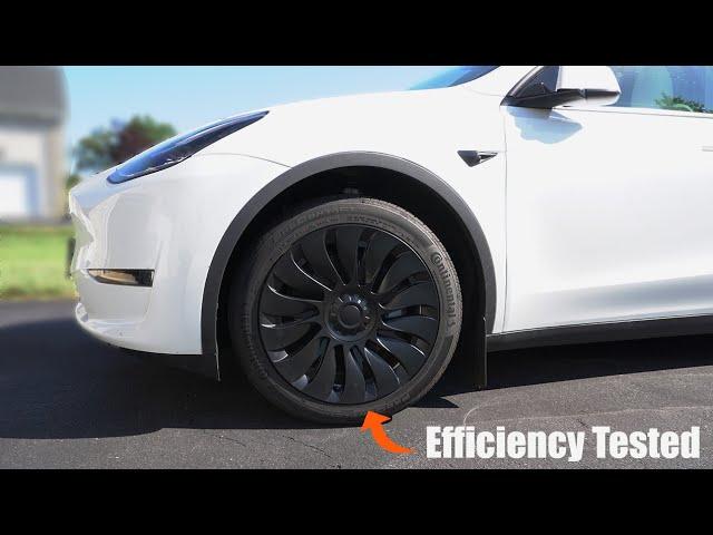 Tesla Model Y - NEW Uberturbine Wheel Cover #tesla