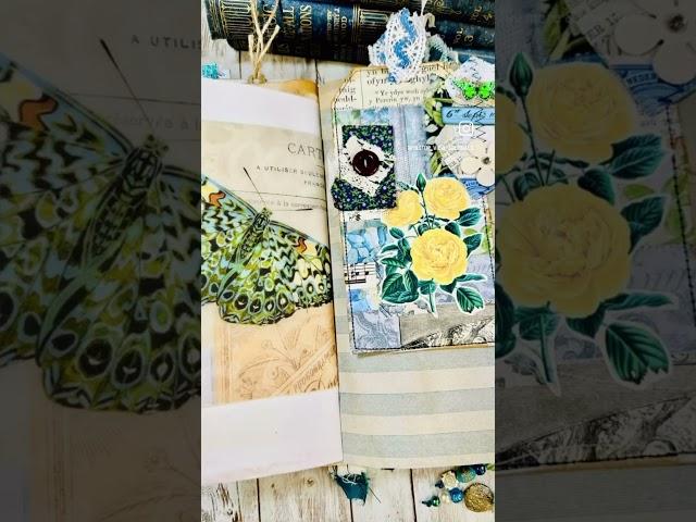 Truly Blue Journal Kit with @RachandBellaCrafts #junkjournal #junkjournalideas