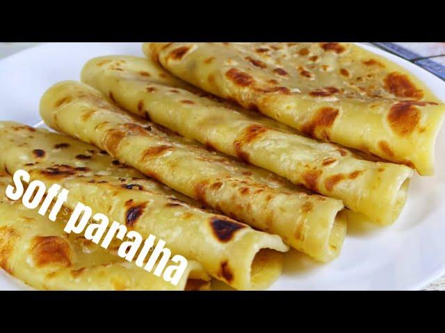 Sabayaad | flaky paratha recipe no fail  - Chapati Laini | breakfast recipes soft paratha