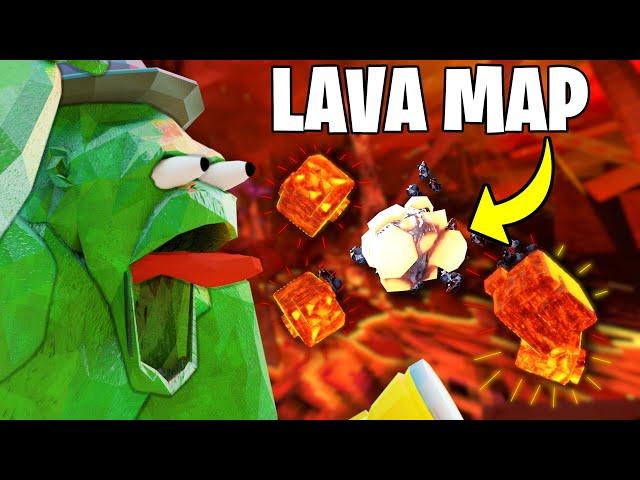 Mining RARE ORE in Animal Company's NEW LAVA MAP UPDATE