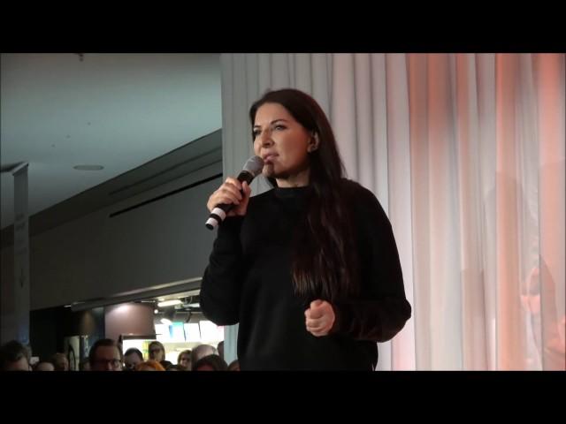 Marina Abramović at Moderna Museet in Stockholm 20170215