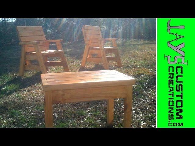 Outdoor Arm Chairs and Side Table: Video 1 - 001