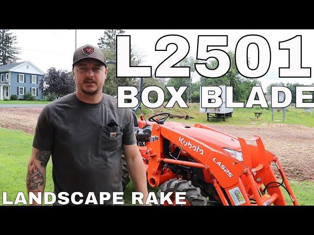 #58 L2501 KUBOTA Box Blade Landscape Rake LAND PRIDE Driveway Grading