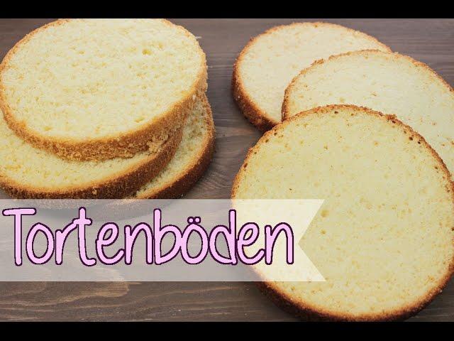 TORTENBODEN selber machen [Grundrezept für Torten] BISKUIT & WUNDERKUCHEN backen [Rezept]