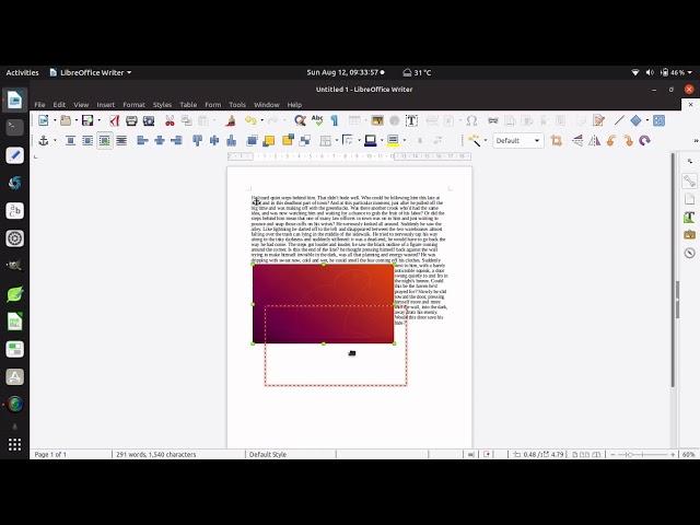 How to Insert Image in LibreOffice Writer