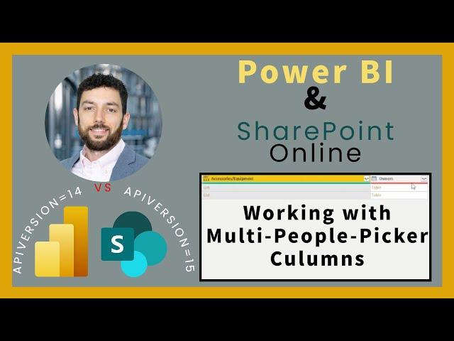 Power BI and SharePoint Multi-People-Picker Columns