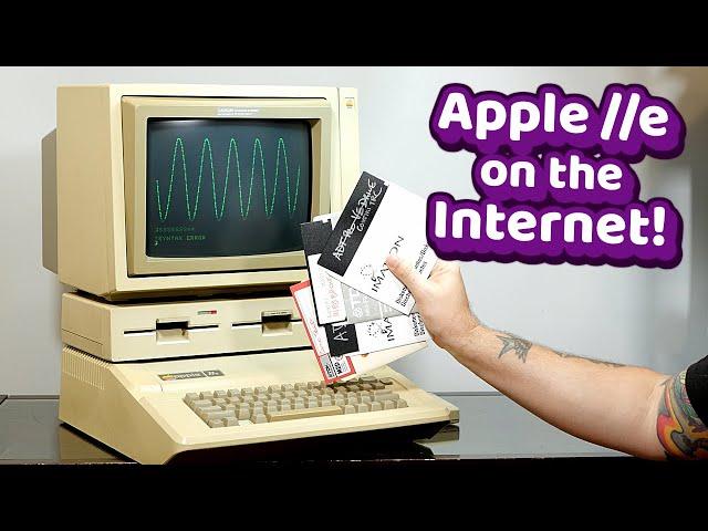 Browsing the Web on a Vintage Apple //e with Contiki!