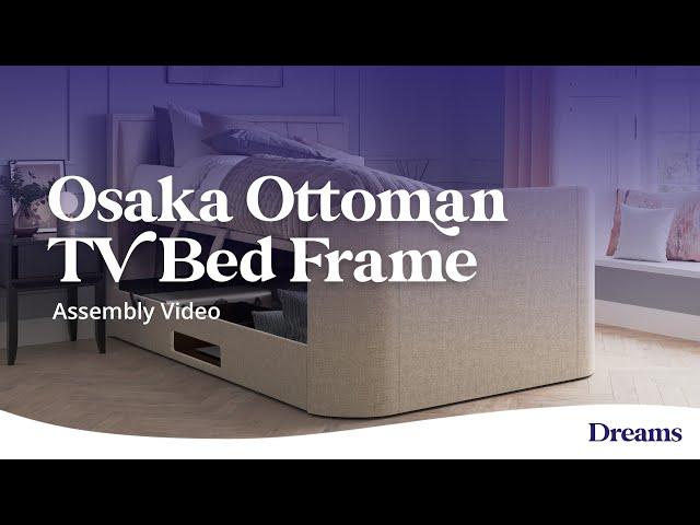 Osaka Upholstered Ottoman TV Bed Assembly | Dreams Beds