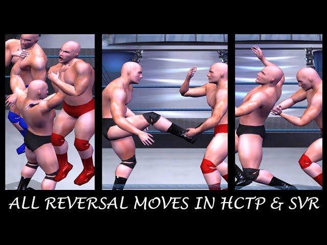 All Reversal Moves in WWE HCTP & SVR Series (Converted to HCTP)