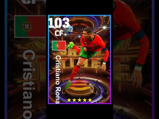 How To Train 103 Rated CRISTIANO RONALDO In eFootball 2024 Mobile #efootball #shorts #ronaldo