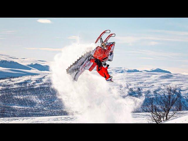 INSANE SNOWMOBILE FAILS & WINS 2023