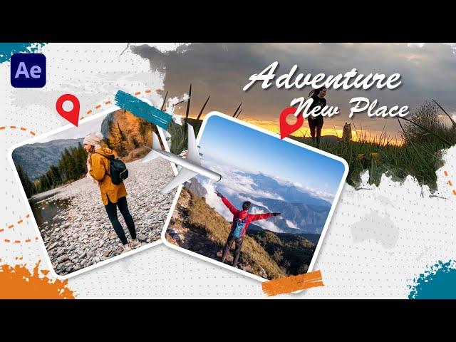 Travel Slideshow in After Effects | After Effects Tutorial | Effect For You