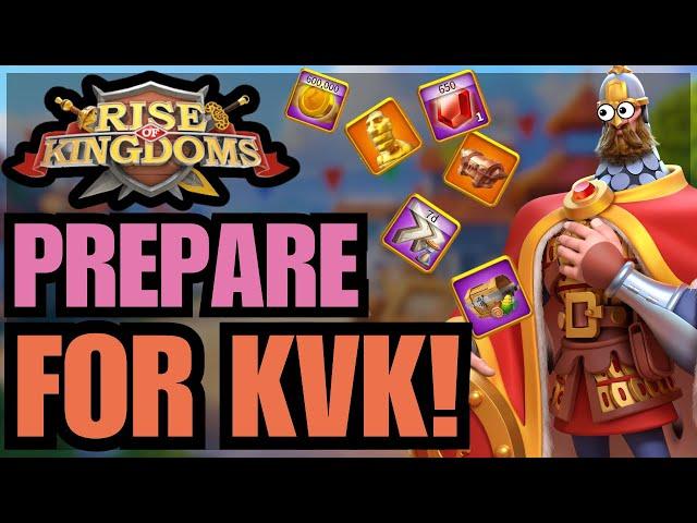 The SIMPLE TRICKS to Best prepare yourself for ANY KvK! Rise of kingdoms