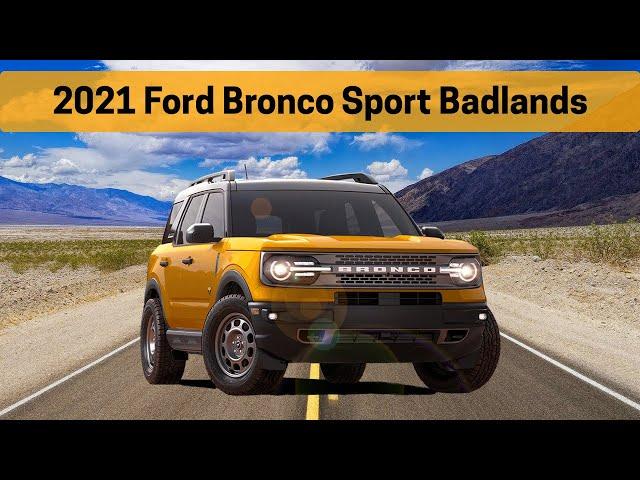 Learn everything about the 2021 Ford Bronco Sport Badlands | Bronco Sport Features, Sync3 and more!