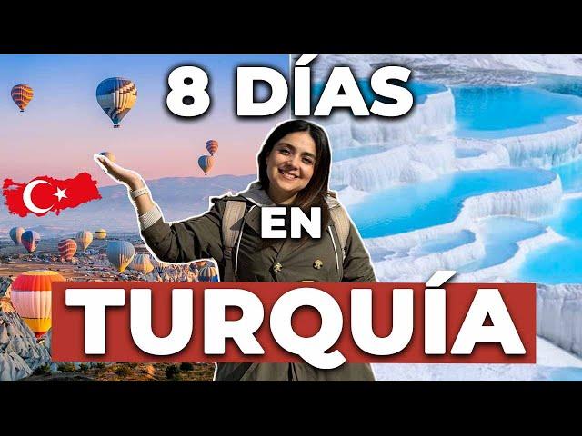 ¿QUÉ HACER EN TURQUÍA EN 8 DIAS EN 2024? | ITINERARIO COMPLETO (atracciones, transporte, hospedaje)