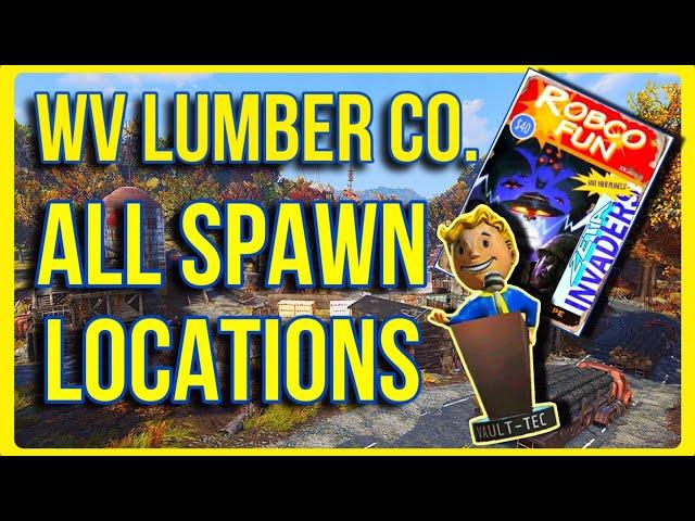 WV Lumber CO. Bobbleheads & Magazines ALL 7 Spawn Locations! Fallout 76