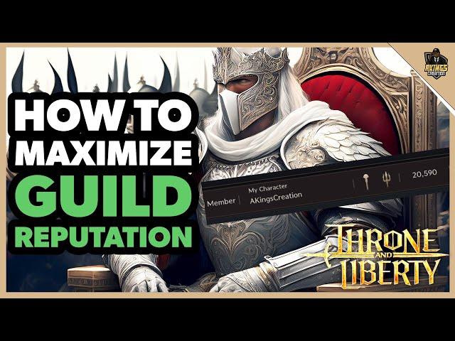 The FASTEST Way to Maximize Your Guild Reputation in Throne and Liberty!