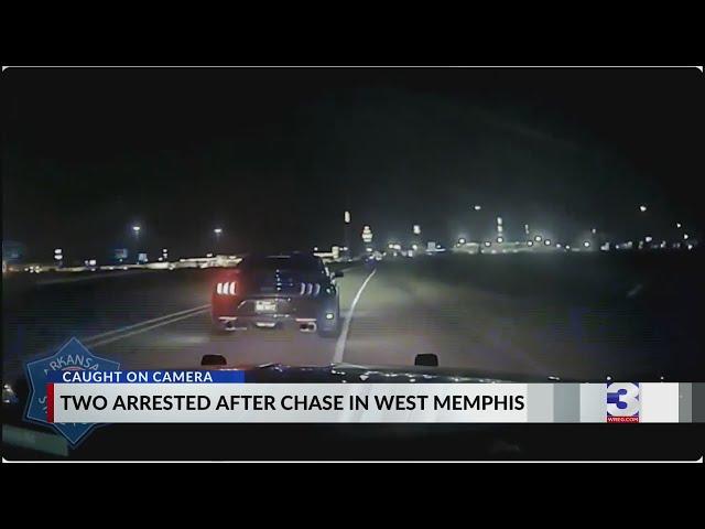 Stolen car chase in AR ends in Memphis, 2 arrested