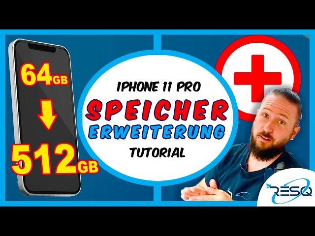 iPhone 11 Pro Speichererweiterung von 64GB auf 512GB - Festplatte vergrößern am iPhone - Tutorial