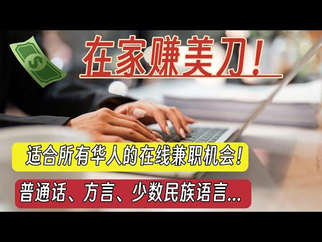 「網路賺錢」重磅！衆多適合華人的AI語言類工作機會：普通話、客家話、閩東話、苗語、彝語、藏語... | 不限地點，內地、港澳颱和海外都可以申請！