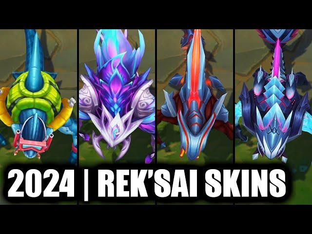 ALL REK'SAI SKINS SPOTLIGHT 2024 | League of Legends