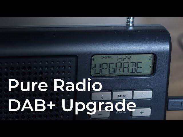 Update a Pure radio to receive DAB+ stations